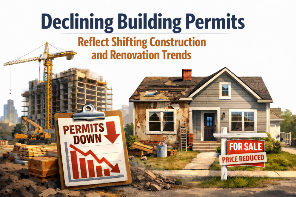 Declining Building Permits Reflect Shifting Construction and Renovation Trends
