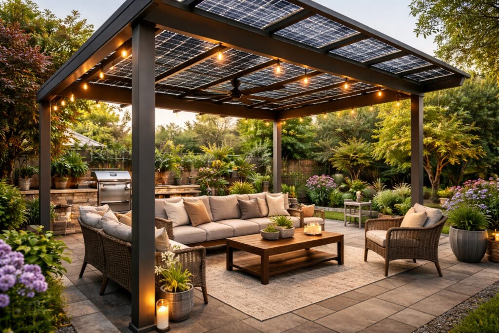 Smart Solar Pergolas Are Reshaping How We Use Outdoor Spaces Year-Round